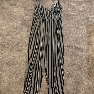 Striped jumpsuit